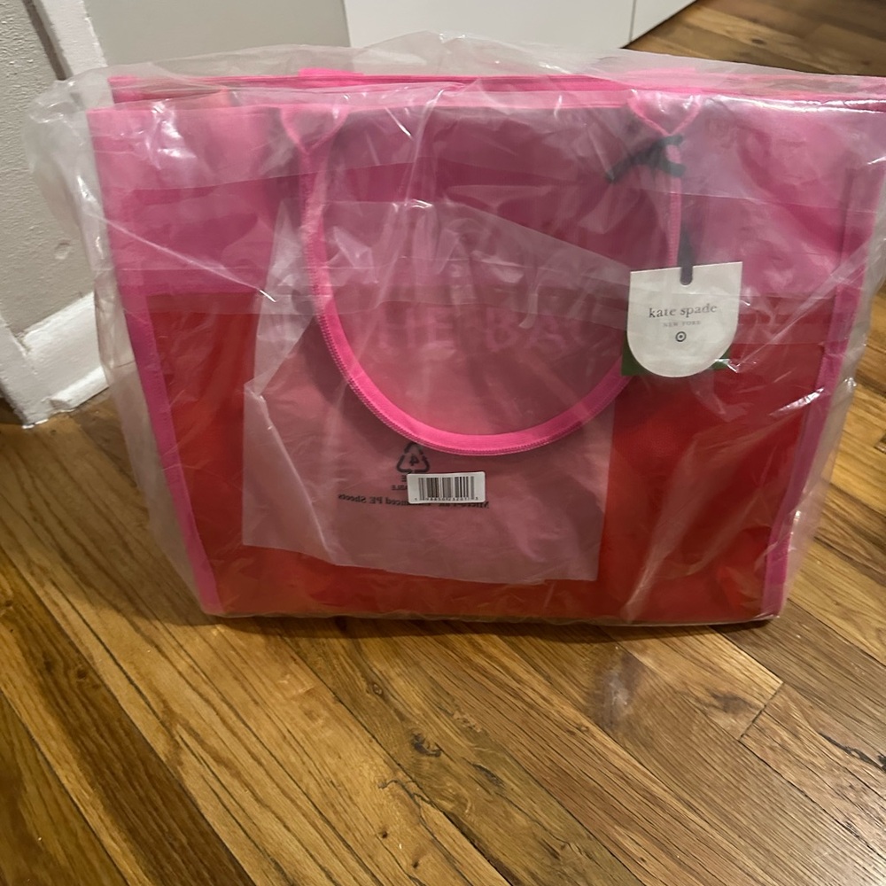 Kate Spade Target Pink/Red “Its In the Bag” NWT